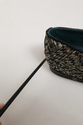 Black Silver Embellished Dress Loafers Shoes