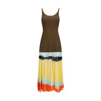 Multicolor Viscose Casual Dress