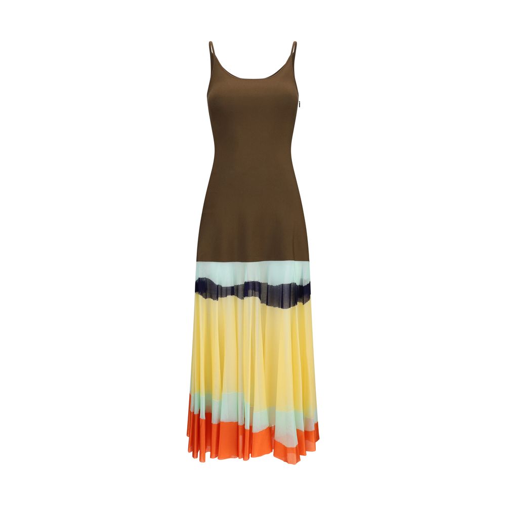 Multicolor Viscose Casual Dress