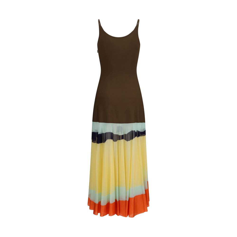 Multicolor Viscose Casual Dress