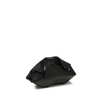Black Calf Leather Bos Taurus Clutch Bag