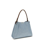 Blue Cotton Handbag