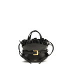 Black Calf Leather Bos Taurus Shoulder Bag