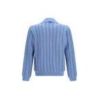 Blue Cotton Sweatshirt