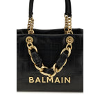 Black Calf Leather Bos Taurus Shoulder Bag