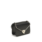 Black Calf Leather Bos Taurus Shoulder Bag