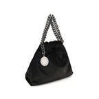 Black Polyester Handbag