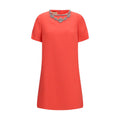 Multicolor Wool Oves Aries Casual Dress