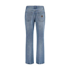 Blue Cotton Relaxed Fit Jeans