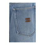 Blue Cotton Relaxed Fit Jeans