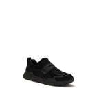 Black Calf Leather Bos Taurus Athletic Sneakers