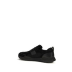 Black Calf Leather Bos Taurus Athletic Sneakers