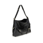 Black Calf Leather Bos Taurus Handbag