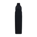 Black Polyester Cocktail Dress