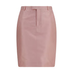 Multicolor Silk Mini Skirt