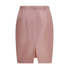 Multicolor Silk Mini Skirt
