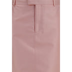 Multicolor Silk Mini Skirt