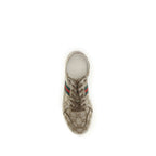 Beige Polyester Athletic Sneakers