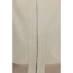 Beige Cotton Bomber