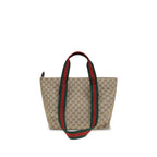 Beige Polyester Shoulder Bag