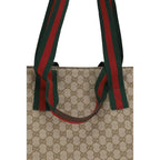 Beige Polyester Shoulder Bag