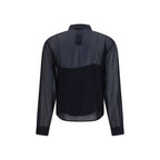Black Silk Pattern Shirt