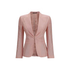 Multicolor Silk Full-Length Jacket