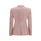 Multicolor Silk Full-Length Jacket