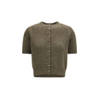 Bicolor Cashmere Cardigan