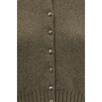 Bicolor Cashmere Cardigan