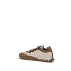 Beige Polyamide Athletic Sneakers