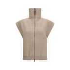 Beige Cashmere Cardigan