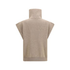 Beige Cashmere Cardigan