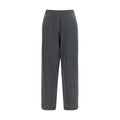 Gray Cashmere Casual Pants