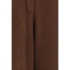 Brown Cashmere Casual Pants