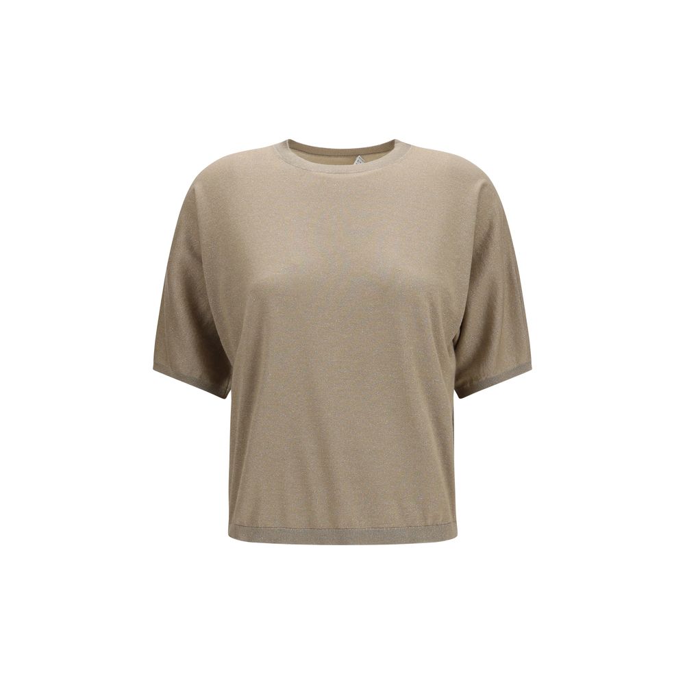 Beige Cashmere T-Shirt