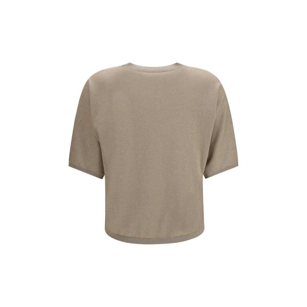 Beige Cashmere T-Shirt