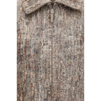 Beige Mohair Cardigan