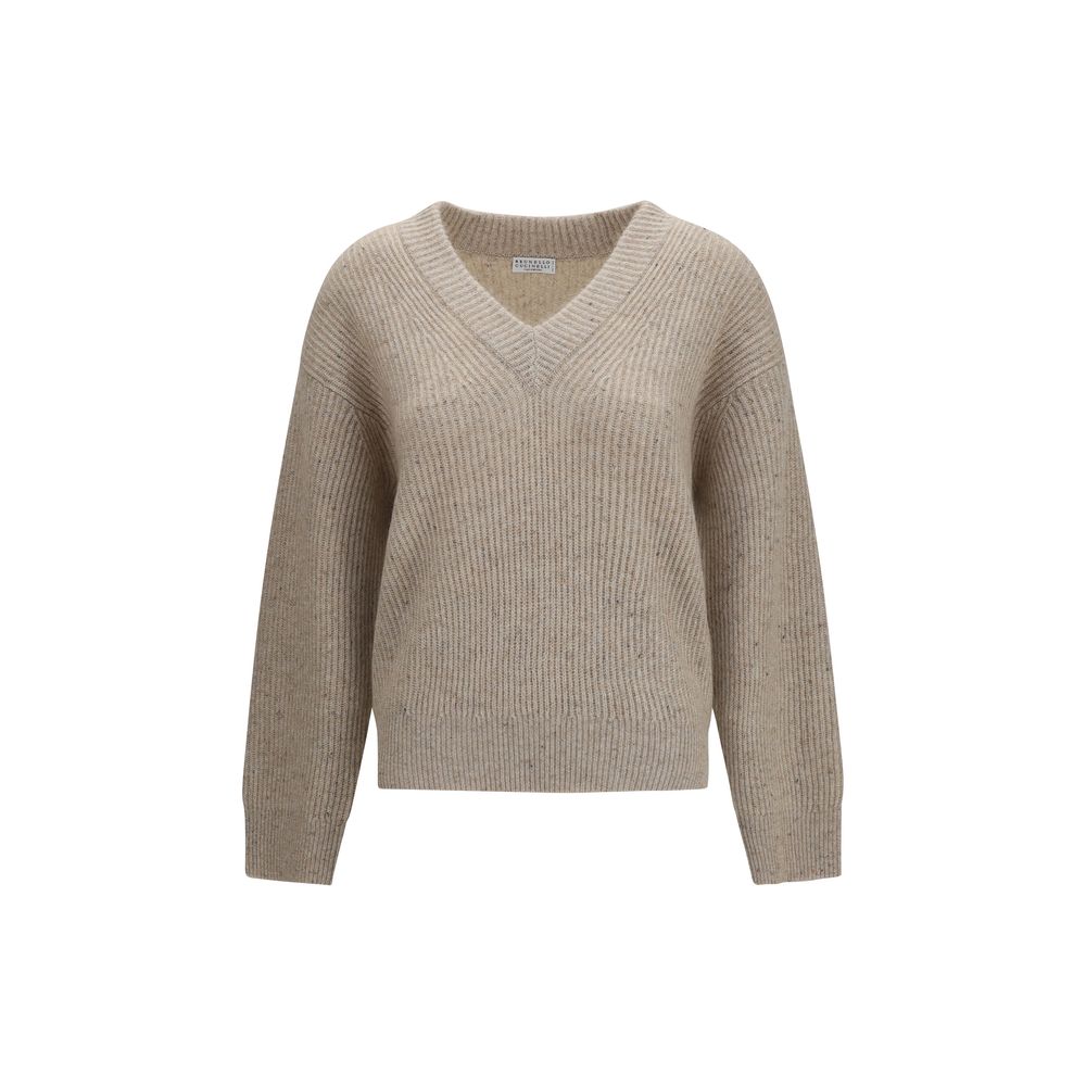 Beige Cashmere Sweatshirt