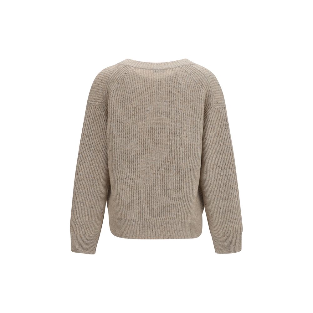 Beige Cashmere Sweatshirt