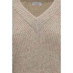 Beige Cashmere Sweatshirt