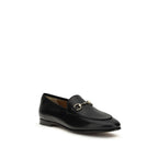 Black Calf Leather Bos Taurus Slip-On Loafers