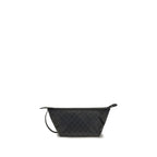 Black Cotton Clutch Bag