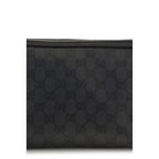 Black Cotton Clutch Bag