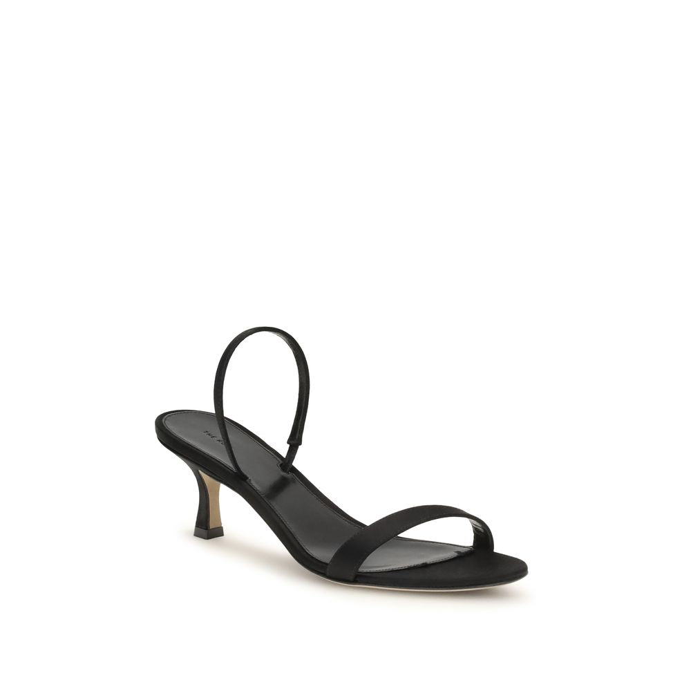 Black Calf Leather Bos Taurus Strap-On Sandals