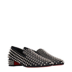 Black Leather Slip-On Loafers