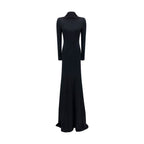 Black Viscose Cocktail Dress