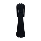 Black Viscose Cocktail Dress
