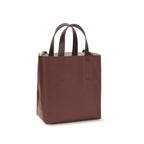 Beige Calf Leather Bos Taurus Handbag