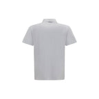 White Cotton Polo Shirt